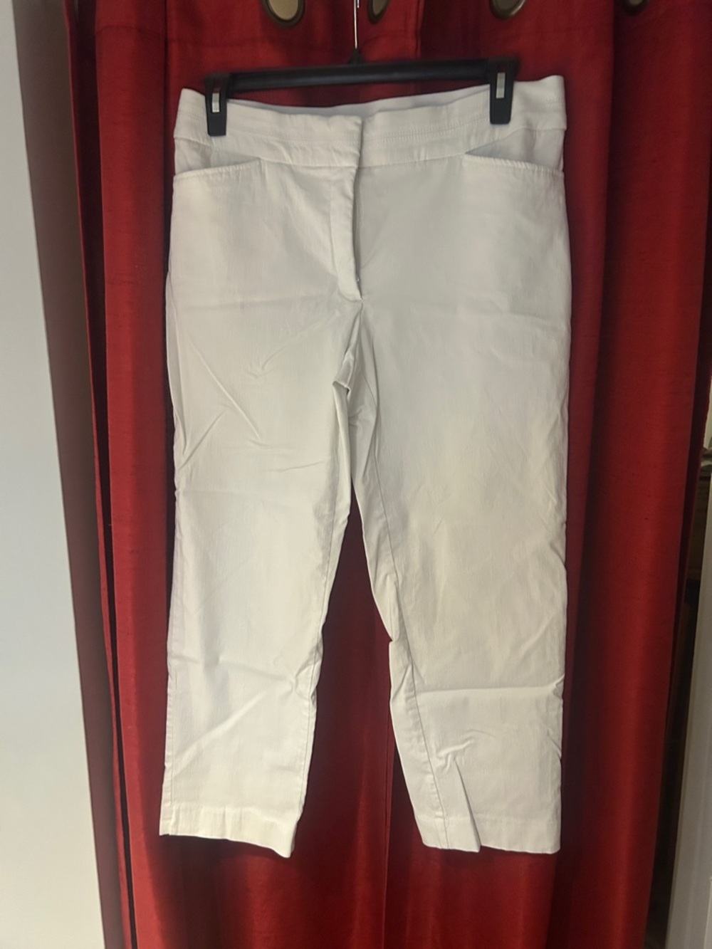 Cropped White Women's Pants - Clean Classic Style